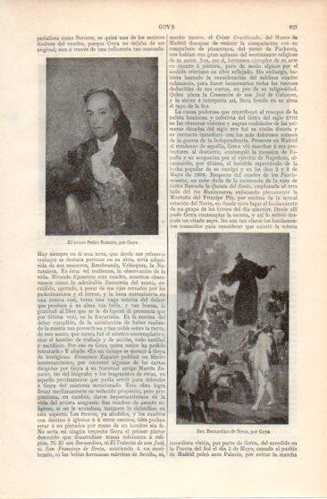 LAMINA V40003: El torero Pedro Romero por Goya
