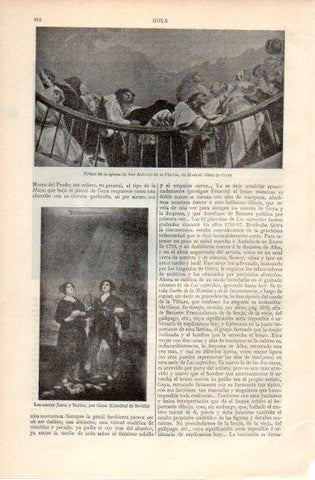 LAMINA V40000: Fresco de la iglesia de San Antonio de la Florida por Goya