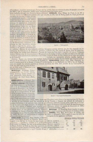 LAMINA V39991: Vista y Ayuntamiento de Goslar