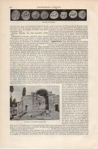 LAMINA V39989: Iglesia de San Tito y monedas de Gortyna