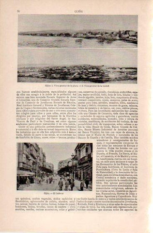 LAMINA V39915: Vista y bulevar de Gijon