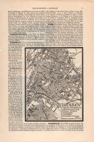 LAMINA V39912: Plano de Giessen, Alemania