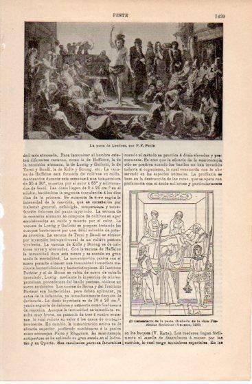 LAMINA V39911: La peste de Londres por P. F. Poole