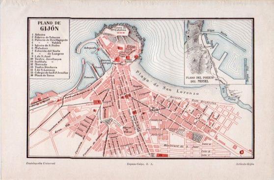 LAMINA V39890: Plano de Gijon