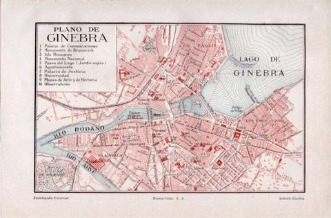 LAMINA V39933: Plano de Ginebra