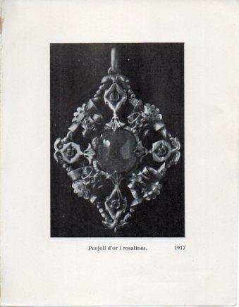 LAMINA V40283: Jaume Mercade, Penjoll d'or i rosalines