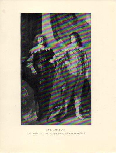 LAMINA V40353: Lord George et de Lord William Bedford, Ant. Van Dyck