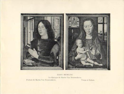 LAMINA V40349: Le diptyque de Martin Van Nieuwenhove, Hans Memlinc