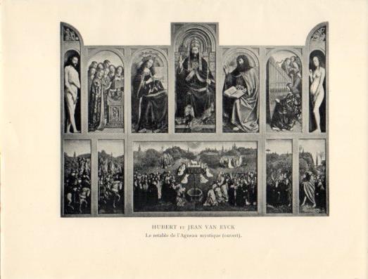 LAMINA V40343: Le retable de l'Agneau mystique, Hubert et Jean Van Eyck
