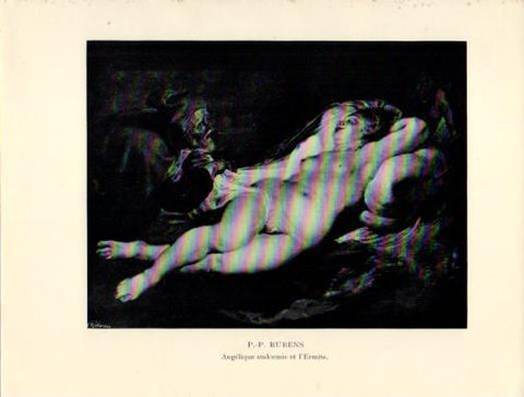 LAMINA V40356: Angelique endormie et l'Ermite, Rubens