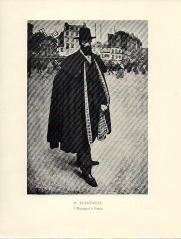 LAMINA V40376: L'Espagnol a Paris, H. Evenepoel