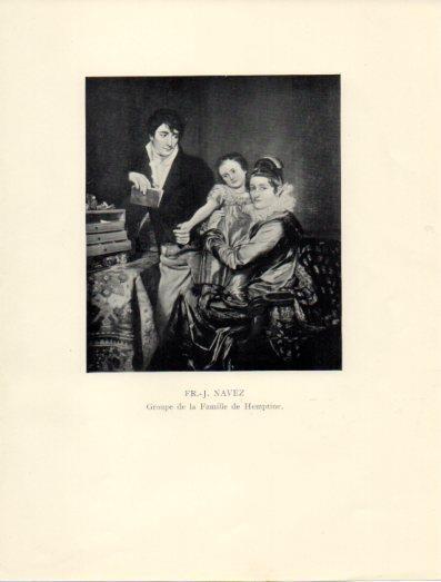 LAMINA V40371: Groupe de la Familie de Hemptine, Fr. J. Navez