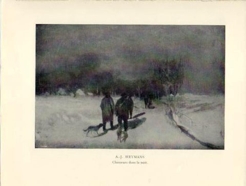 LAMINA V40365: Chasseurs dans la nuit, A. J. Heymans