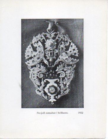 LAMINA V40294: Jaume Mercade, Penjoll esmaltat i brillants 1922