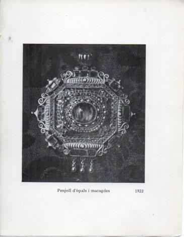 LAMINA V40293: Jaume Mercade, Penjoll d'opals i maragdes 1922