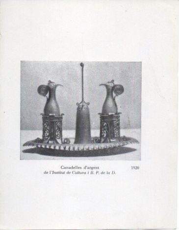 LAMINA V40288: Jaume Mercade, Canadelles d'argent 1920