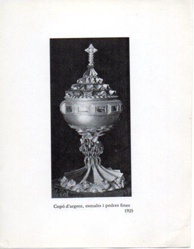 LAMINA V40307: Jaume Mercade, Copo d'argent esmalts i pedres fines 1925