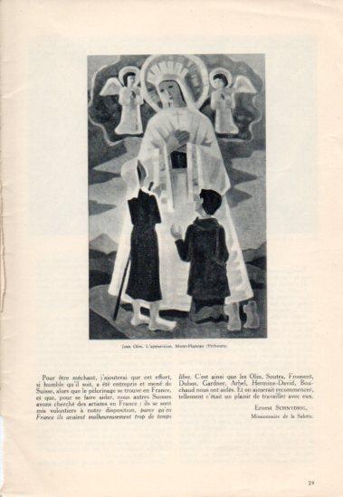 LAMINA V40328: Jean Olin, L'apparition. Mont-Planeau