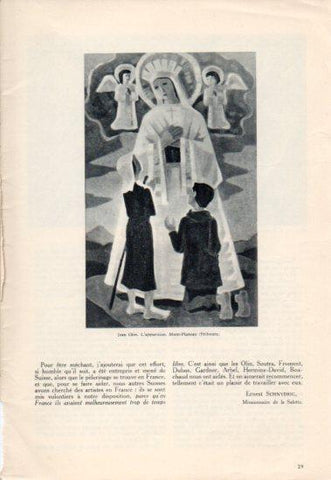 LAMINA V40328: Jean Olin, L'apparition. Mont-Planeau