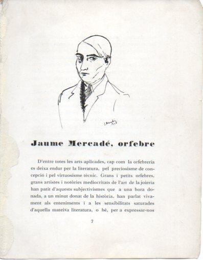 LAMINA V40315: Jaume Mercade orfebre