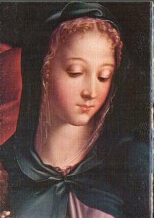 POSTAL PV10260: Roncesvalles, La Sagrada Familia de Morales detalle, Museo de la Colegiata 