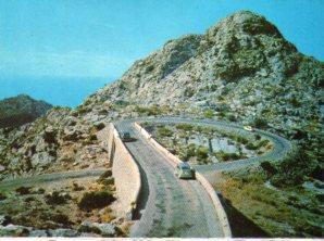 POSTAL PV10262: Sa Calobra Mallorca, El Nudo de la Corbata en carretera de S Calobra