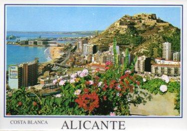 POSTAL PV10233: Castillo de Santa Barbara, Alicante