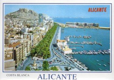 POSTAL PV10230: Vista parcial de Alicante