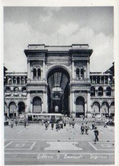 POSTAL PV10355: Milano, Entrata Galleria Vittorio Emanuele