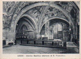 POSTAL PV10380: Assisi, Interno Basilica inferiore di S. Francesco