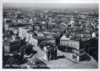 POSTAL PV10371: Milano, Panorama dalla torre del Parco