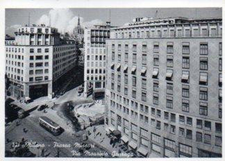 POSTAL PV10369: Milano, Piazza Missori Via M. Gonzaga