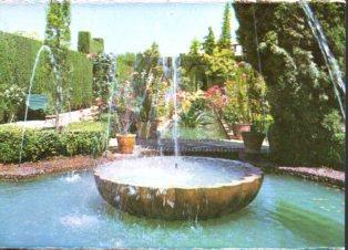 POSTAL PV10305: Patio de la Acequia del Generalife, Granada