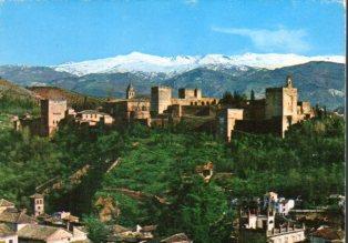 POSTAL PV10295: Vista general de la Alhambra de Granada