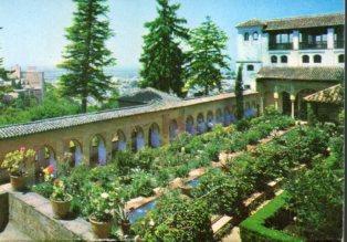 POSTAL PV10294: Patio de la Acequia del Generalife, Granada