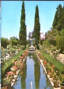 POSTAL PV10314: Fuente de los Jardines Bajos del Generalife, Granada