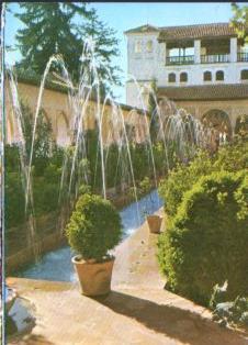 POSTAL PV10316: Patio de la Acequia del Generalife, Granada