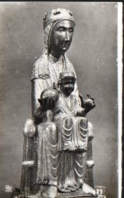 POSTAL PV10328: Monasterio de Montserrat. Imagen de la Virgen