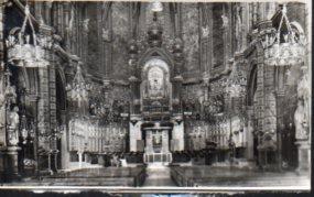 POSTAL PV10325: Monasterio de Montserrat. Altar Mayor de la Basilica