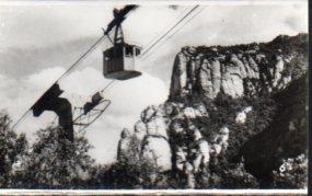 POSTAL PV10323: Monasterio de Montserrat. Funicular