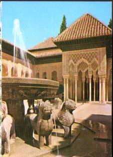 POSTAL PV10317: Patio de los Leones, Alhambra de Granada