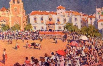 POSTAL PV10052: Una capea por M. Bertuchi
