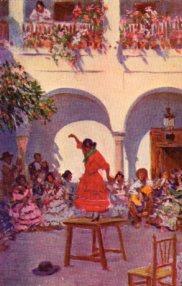 POSTAL PV10046: Juerga gitana por M. Bertuchi