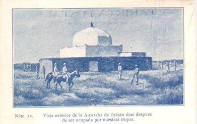 POSTAL PV10042: Alcazaba de Zeluan despues de ser ocupada en 1921