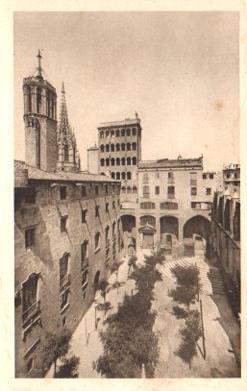 POSTAL PV10040: Plaza del Rey, Barcelona