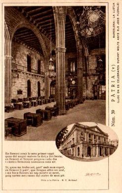 POSTAL PV10033: La Llotja Barcelona 