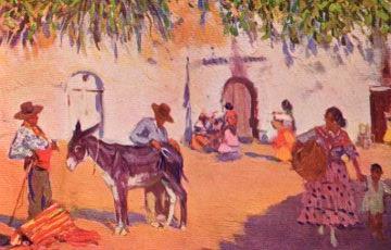 POSTAL PV10054: Un cortijo por M. Bertuchi