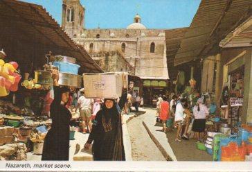 POSTAL PV10079: Nazareth, Market scene