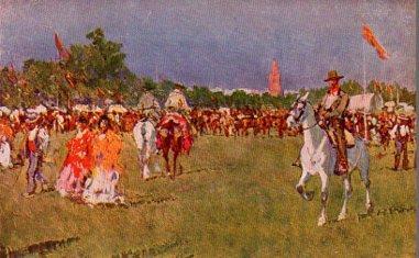 POSTAL PV10073: En la feria de Sevilla por M. Bertuchi