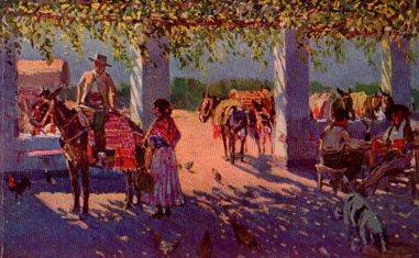 POSTAL PV10072: Un ventorillo por M. Bertuchi